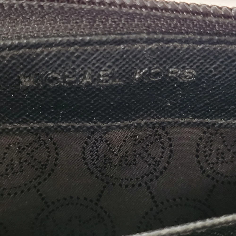Michael Kors Mk logo zip around women's wallet